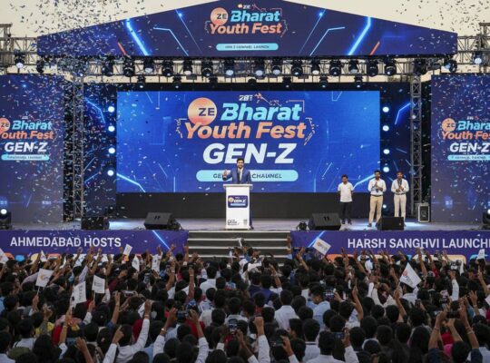 Ahmedabad Hosts Zee Bharat Youth Fest Harsh Sanghvi Launches Gen Z