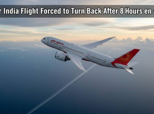 Air India Flight Forced To Turn Back After 8