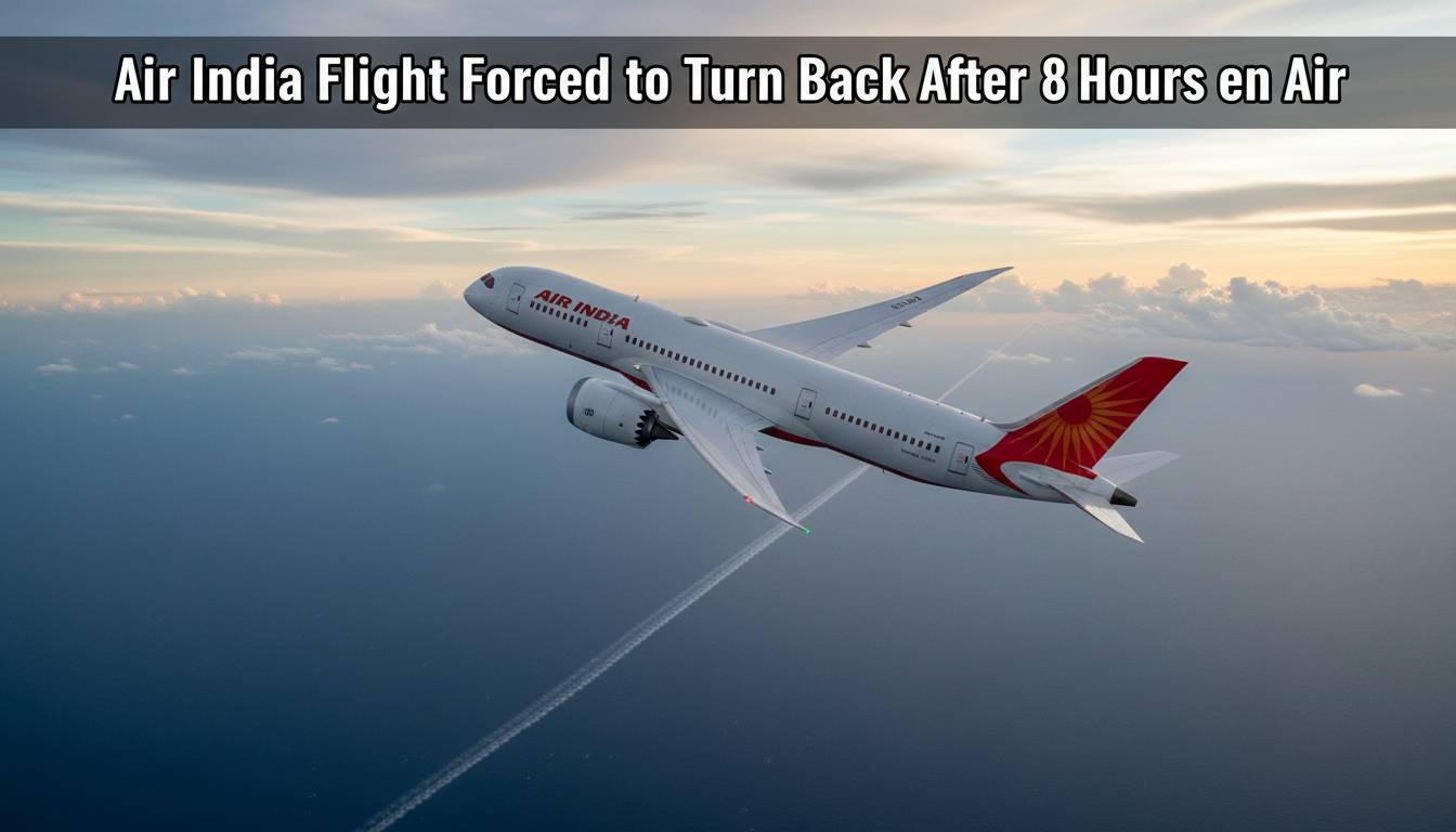 Air India Flight Forced To Turn Back After 8